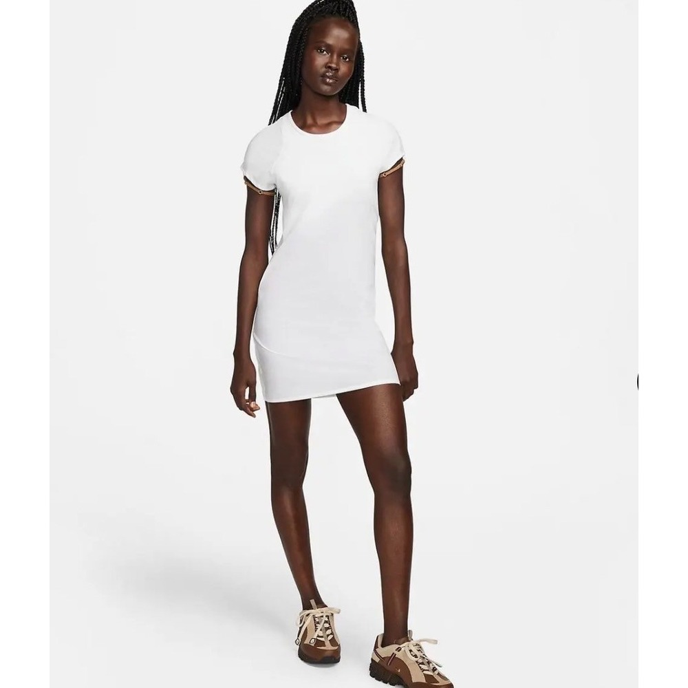 Nike x Jacquemus La Robe Dress L White Dri-FIT Open Back DN3243-100 2022